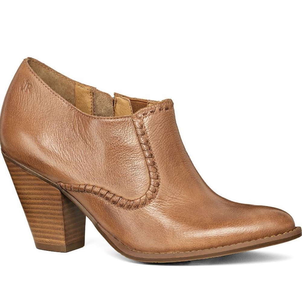 NWT JACK ROGERS KYLE BOOTIE OAK LEATHER